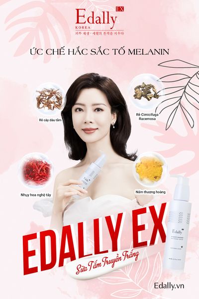Với sữa tắm truyền trắng Edally EX, giấc mơ làn da trắng sứ không hề khó.    