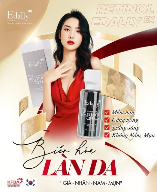 Retinol Edally EX - Biến hóa làn da Già Nhăn Nám Mụn