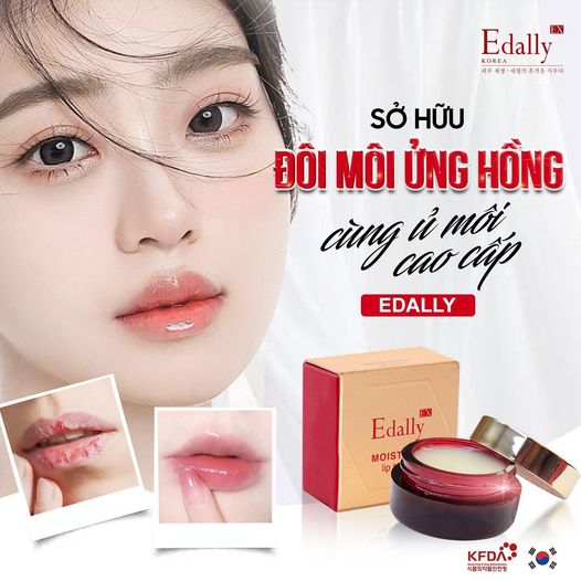  Bí quyết chăm sóc môi mềm mịn cùng kem ủ môi Edally EX