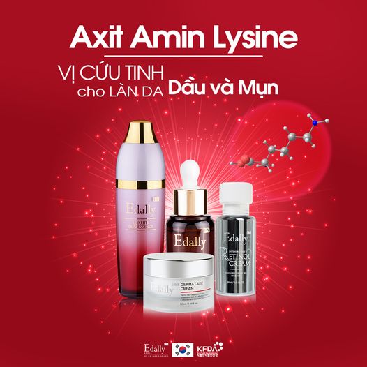 Axit Amin Lysine - Vị cứu tinh cho làn da dầu và mụn!