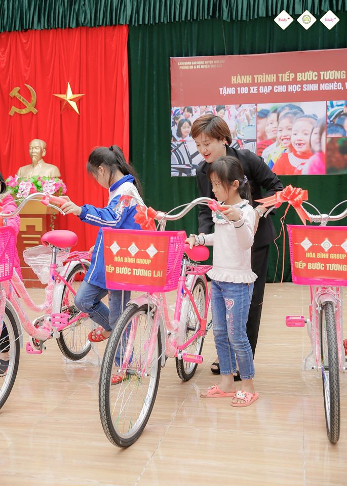 Tặng 100 xe đạp miễn phí cho học sinh nghèo vượt khó của huyện Tam Đảo, Vĩnh Phúc 2