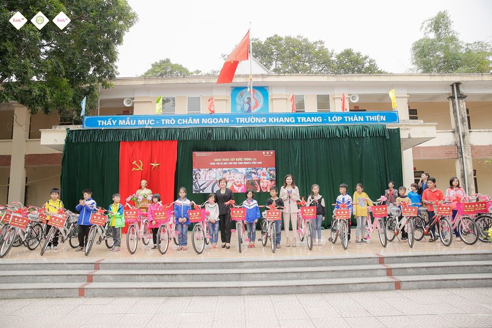 Tặng 100 xe đạp miễn phí cho học sinh nghèo vượt khó của huyện Tam Đảo, Vĩnh Phúc